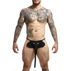 MOB Eroticwear String Trompe Eléphant Noir